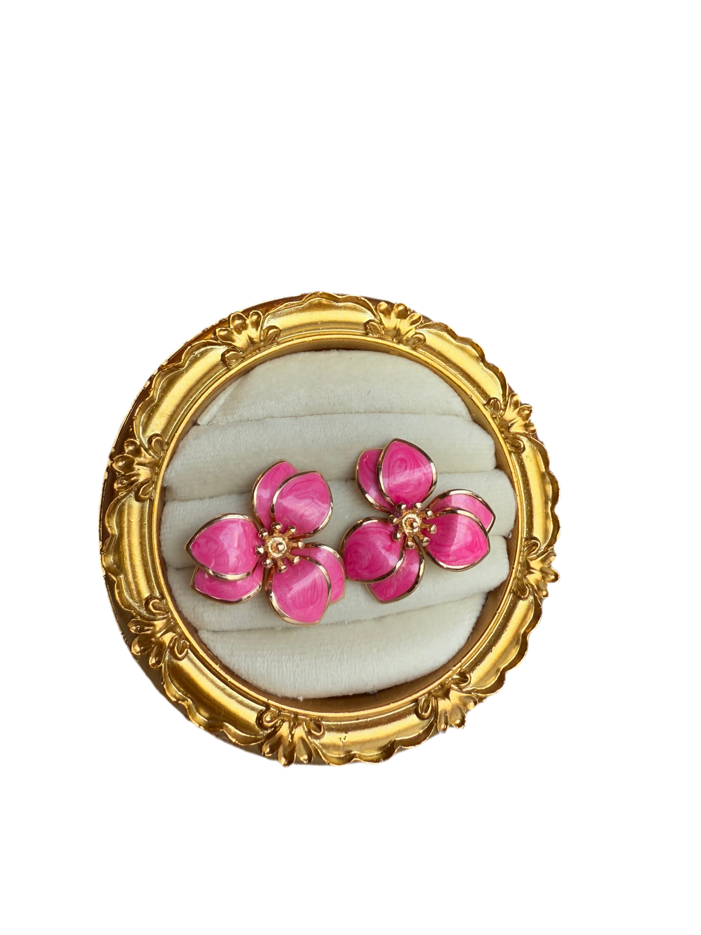 Sparkly Flower Earrings