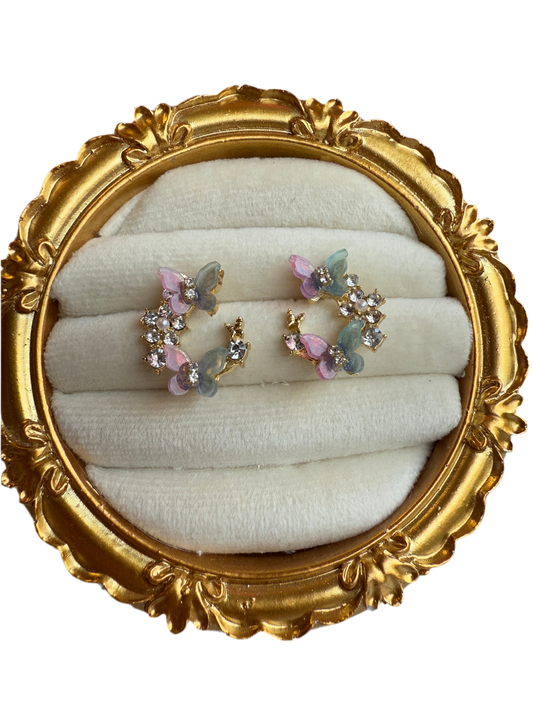 Butterfly Gem Earrings