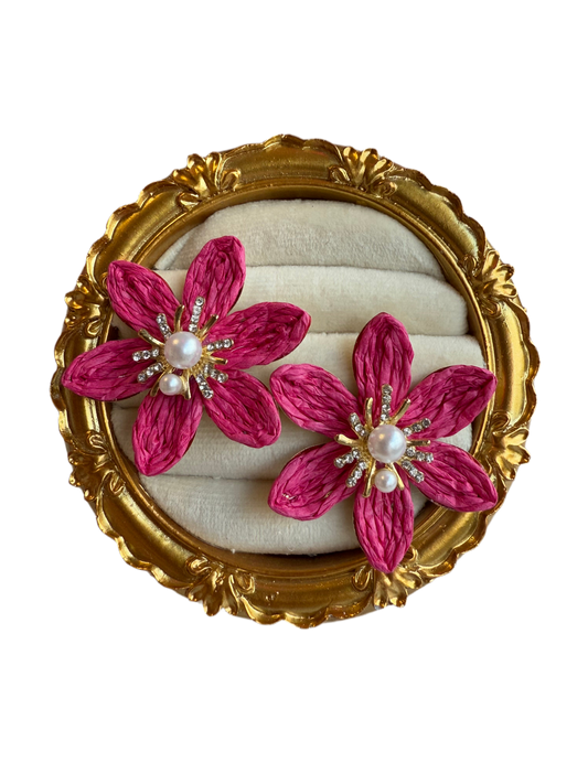 Bold Flower Earrings