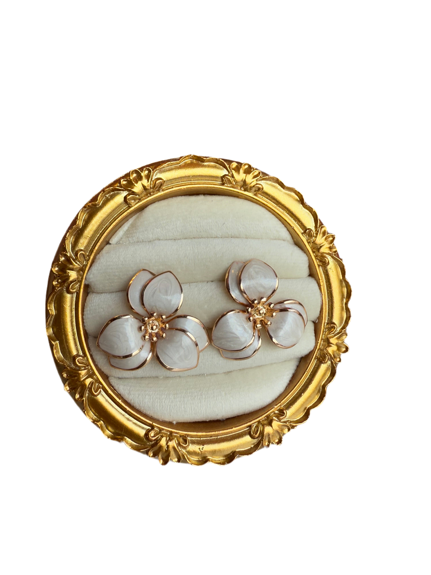 Sparkly Flower Earrings